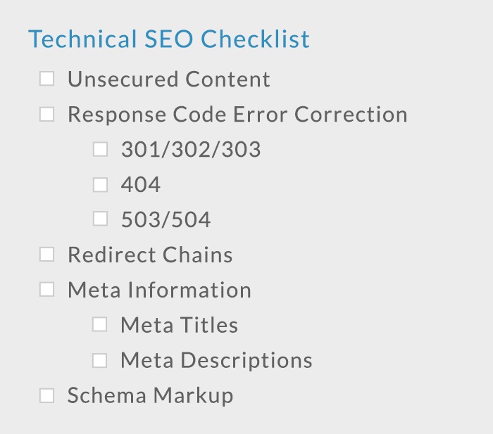 Technical SEO Checklist